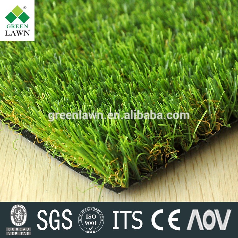 Soft natural landscape artificial grass carpet for balcony